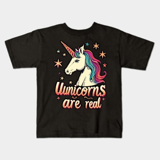 unicorns are real Kids T-Shirt